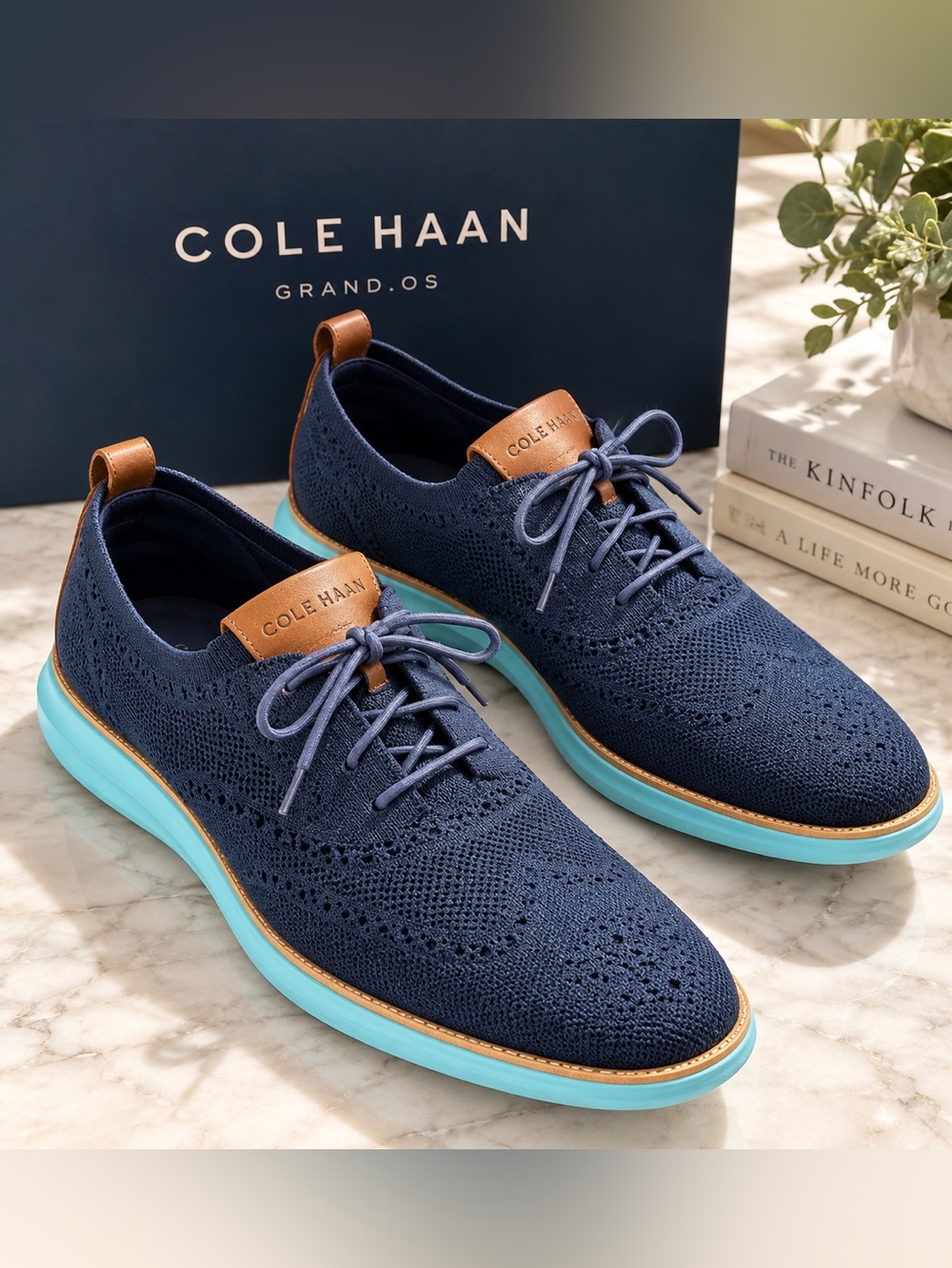 Cole Haan 2.ZERØGRAND Stitchlite Oxford Navy Blue Men’s 10.5 M C27902